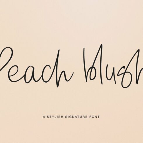 Peach blush cover image.