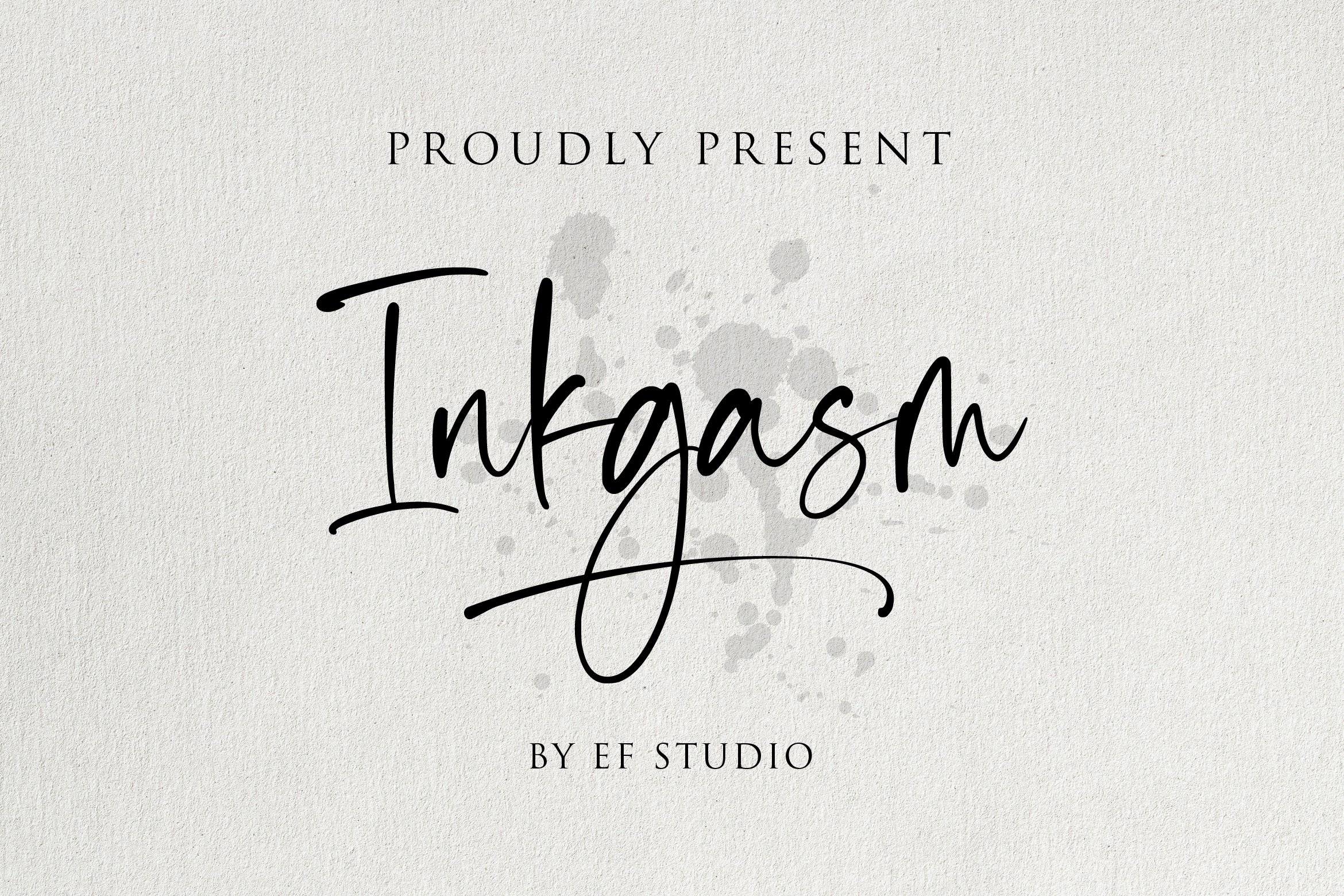 Inkgasm - Casual Script Font cover image.