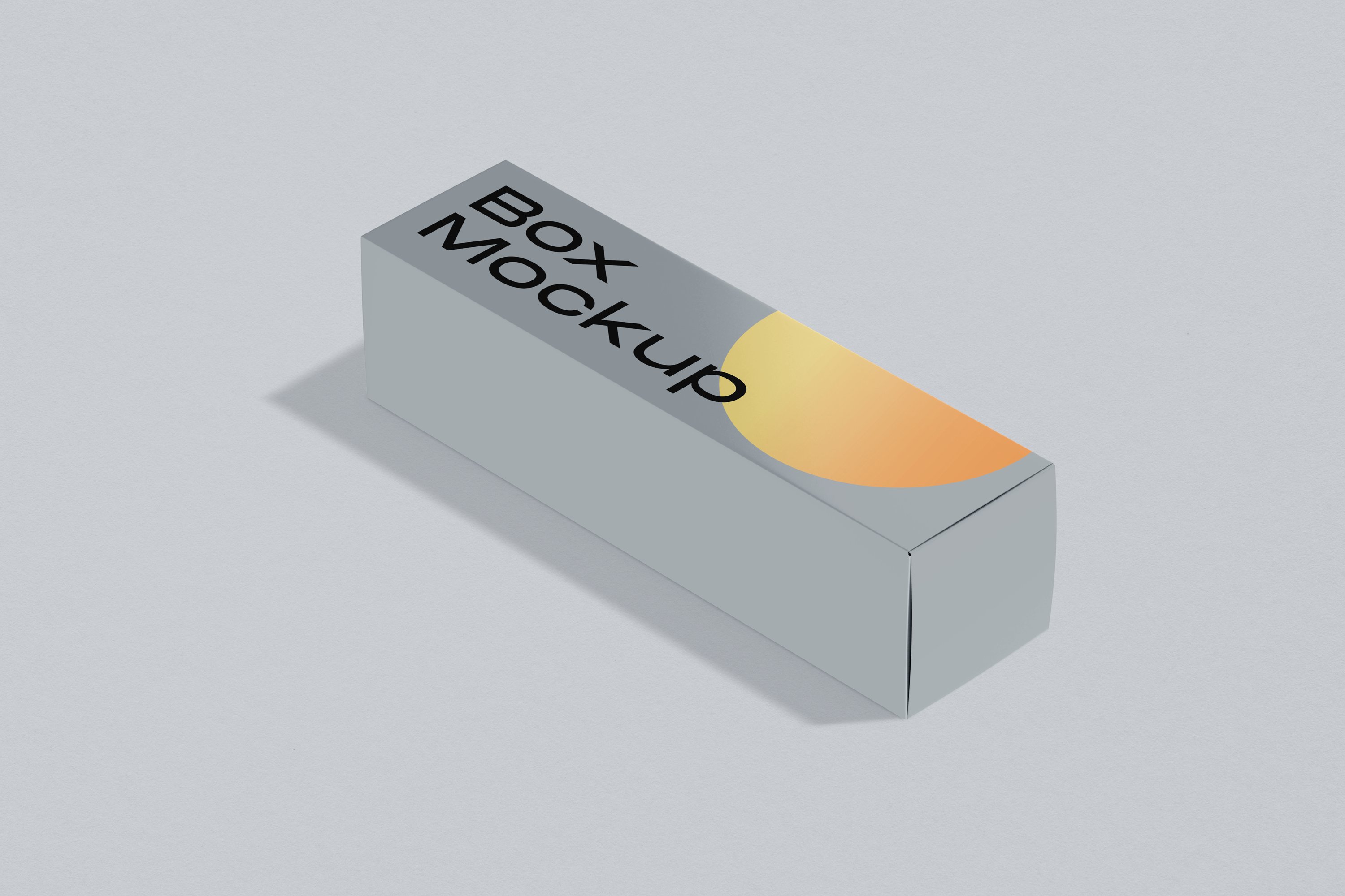 Rectangle Box Mockup preview image.