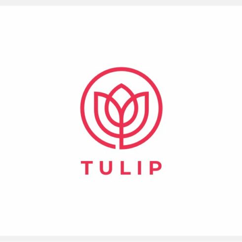 Tulip Logo Template cover image.