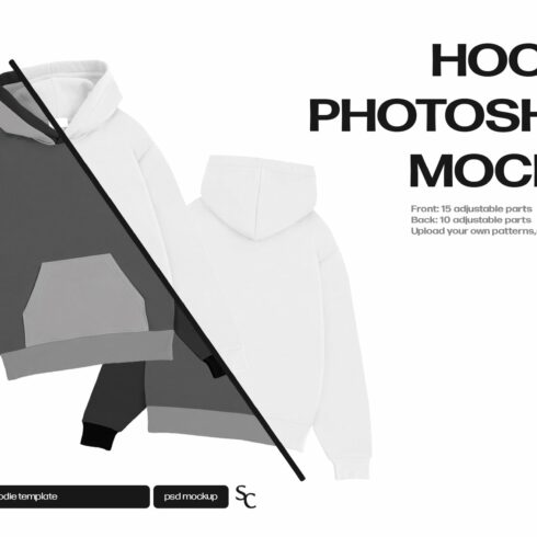 Hoodie Photoshop Mockup cover image.
