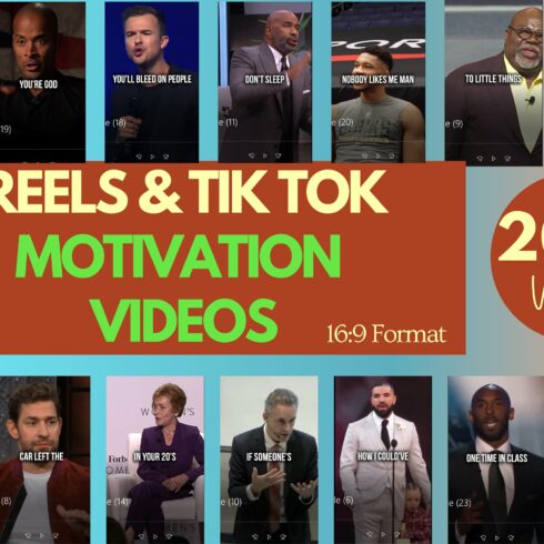 200 Reels and Tik Tok Motivation cover image.