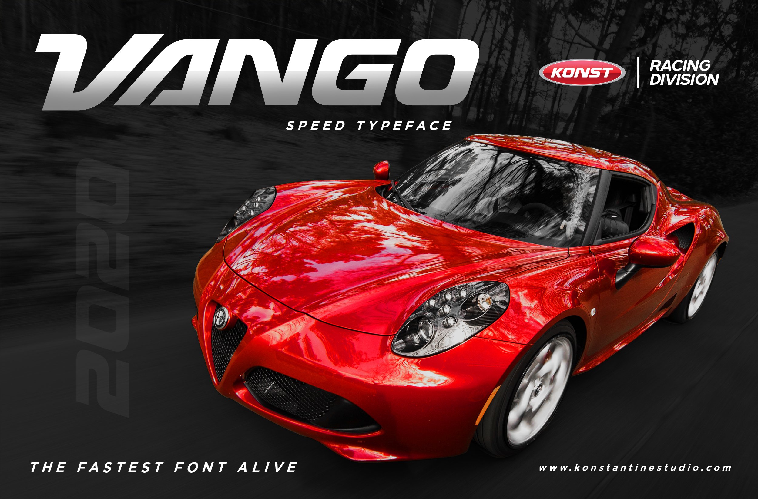 VANGO - Automotive Speed Font cover image.