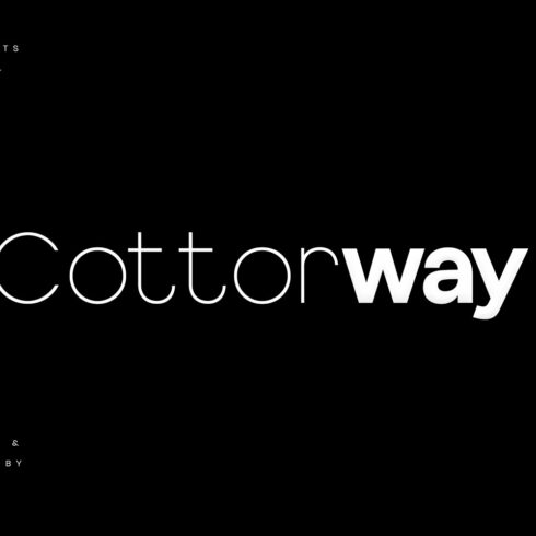 Cottorway Display Typeface cover image.
