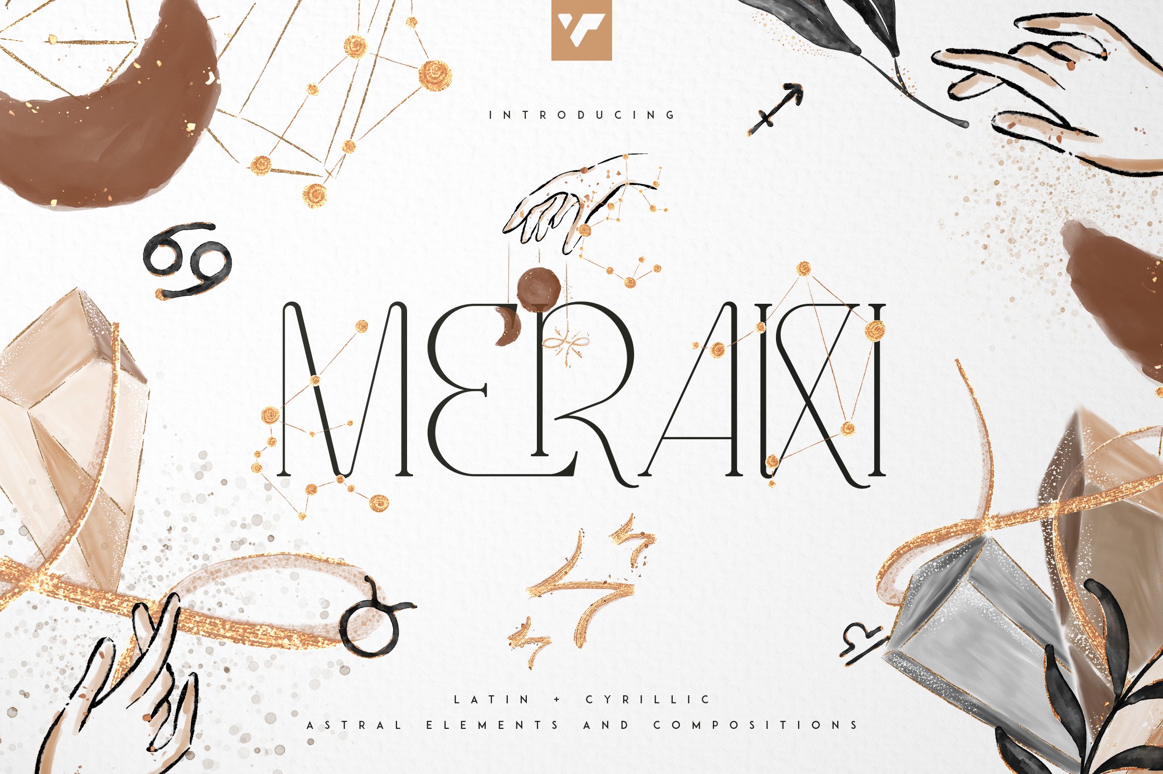 Meraki display font + more cover image.