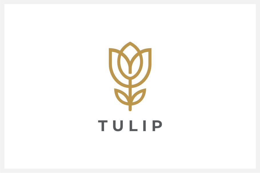 Tulip flower by LogoFarmer's Studio on Dribbble
