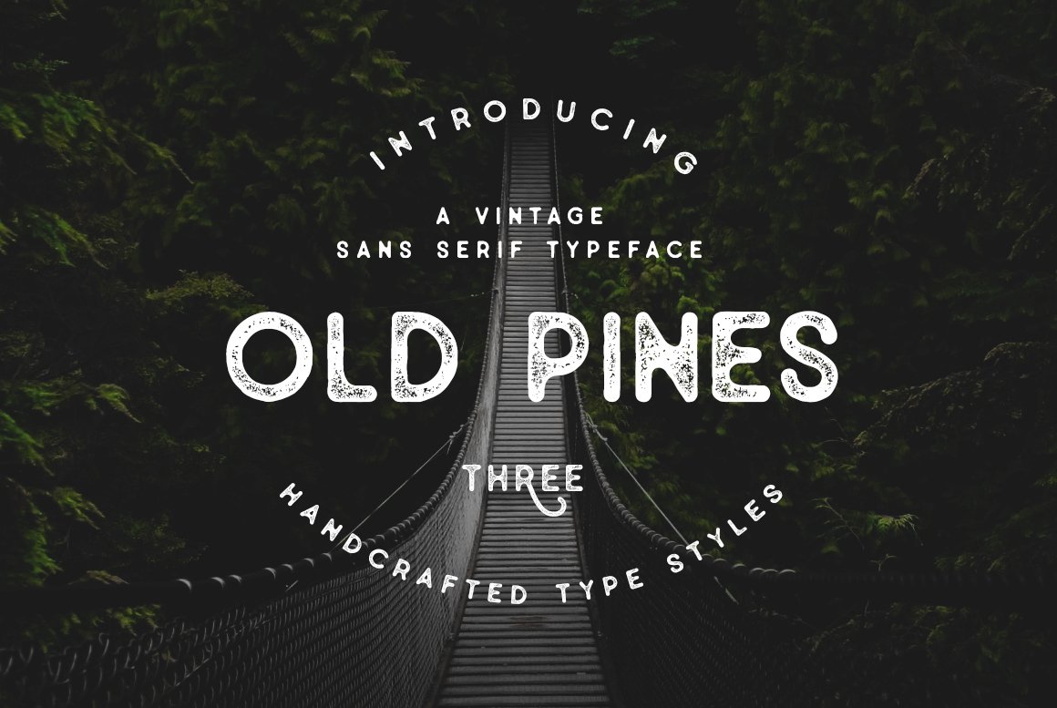 Old Pines Vintage Type preview image.