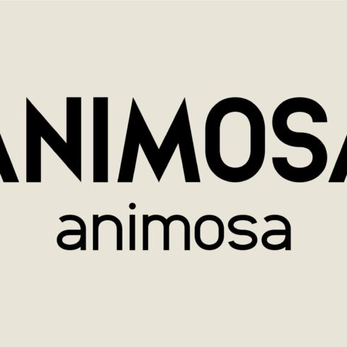 Animosa – Font Family cover image.