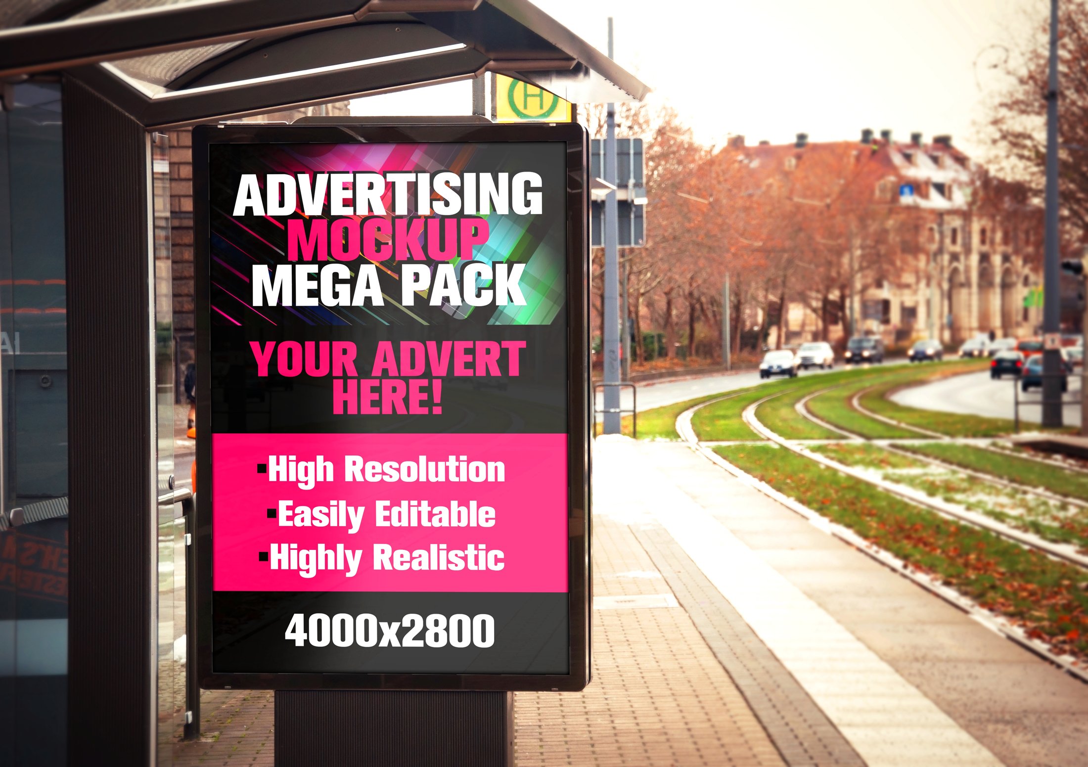 Advertising Mockup preview image.
