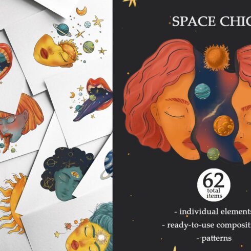 SPACE CHIC universe & girls cover image.