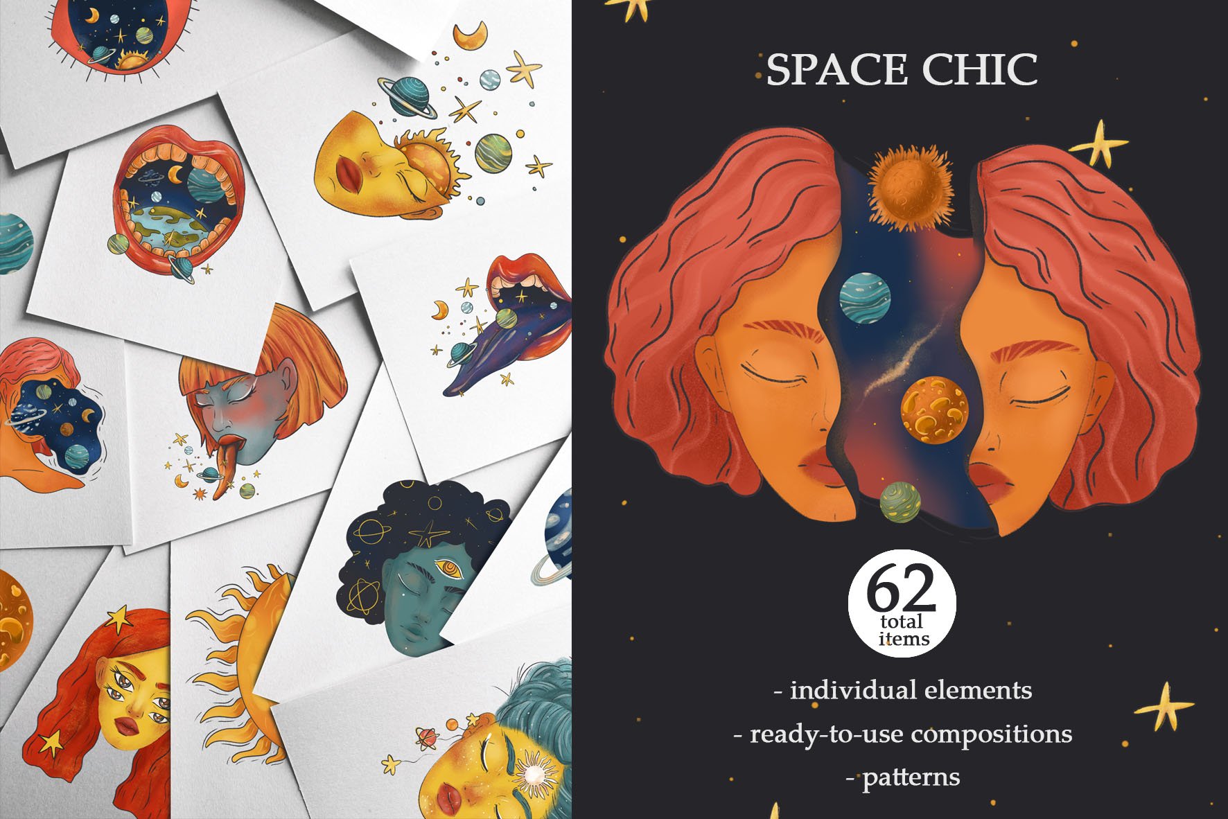 SPACE CHIC universe & girls cover image.