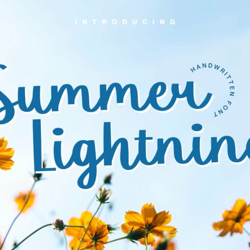 Summer Lightning Font cover image.