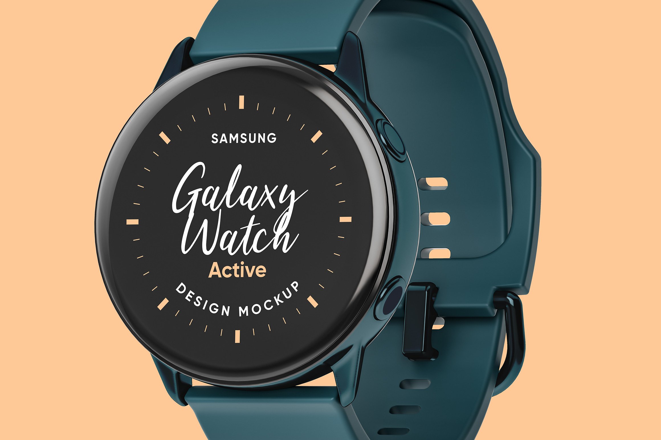 Samsung Galaxy Watch Design Mockup cover image.