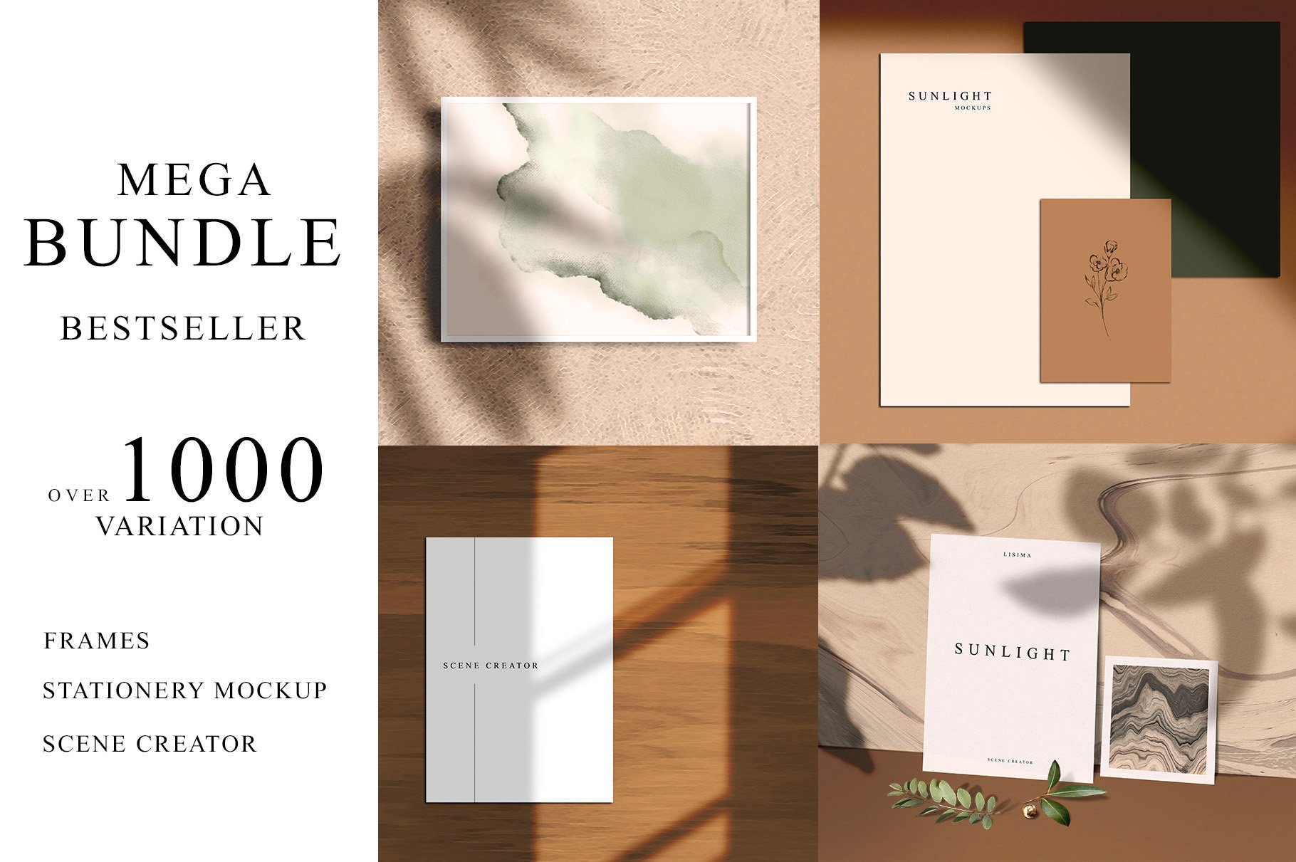 Scene Creator - Mockup Kit Bundle cover image.