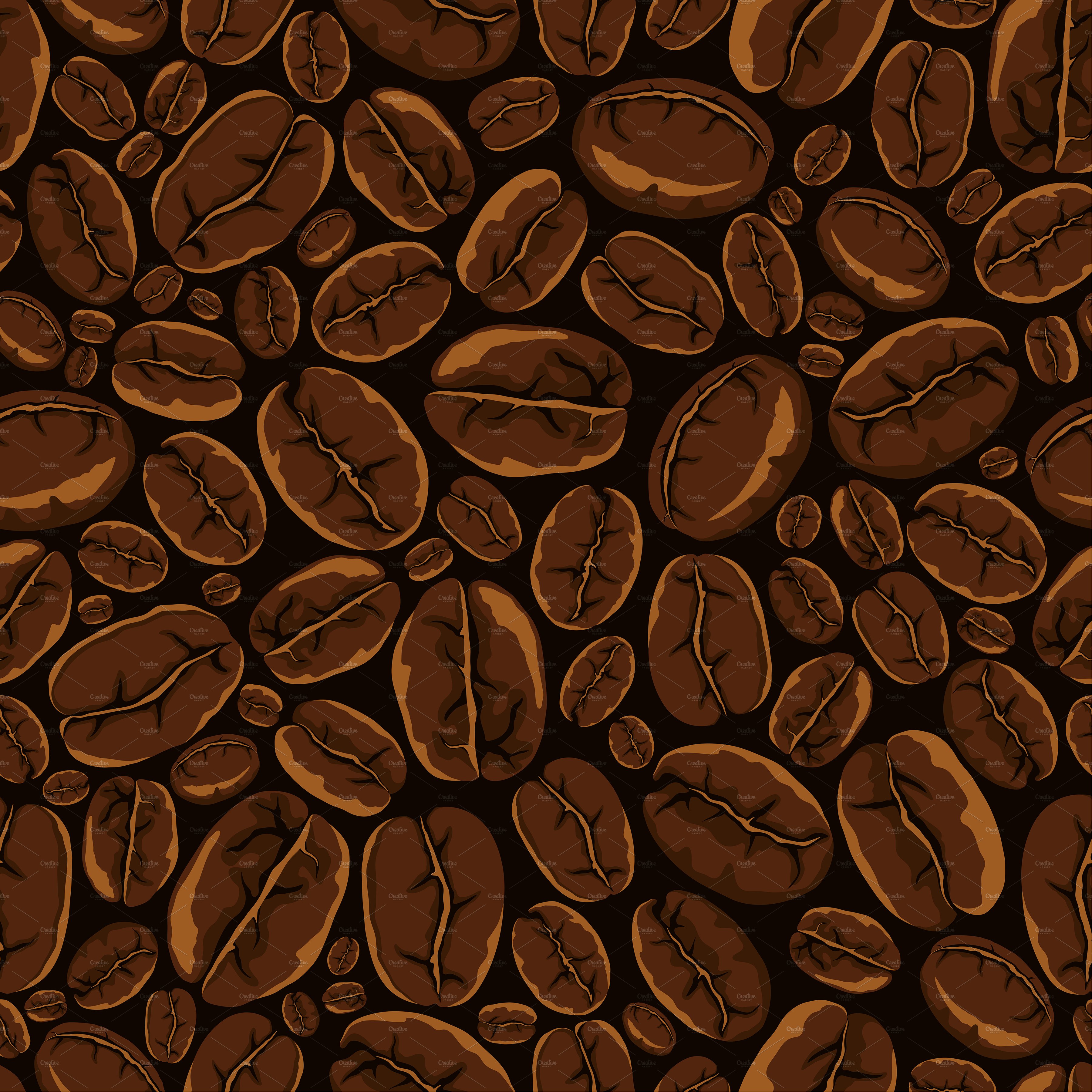 Coffee shop theme Seamless pattern cover image.