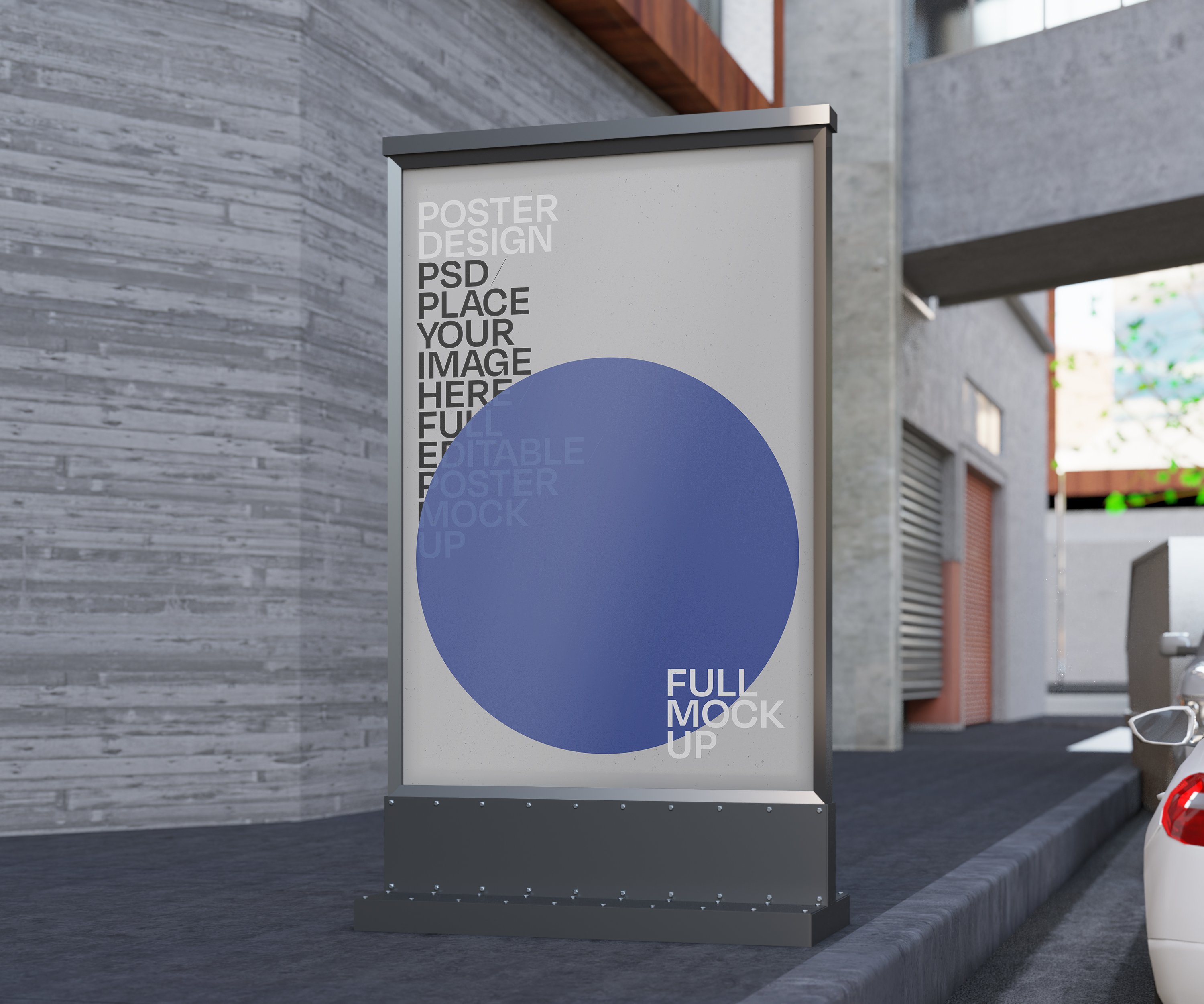 Outdoor Advertising Mockup cover image.