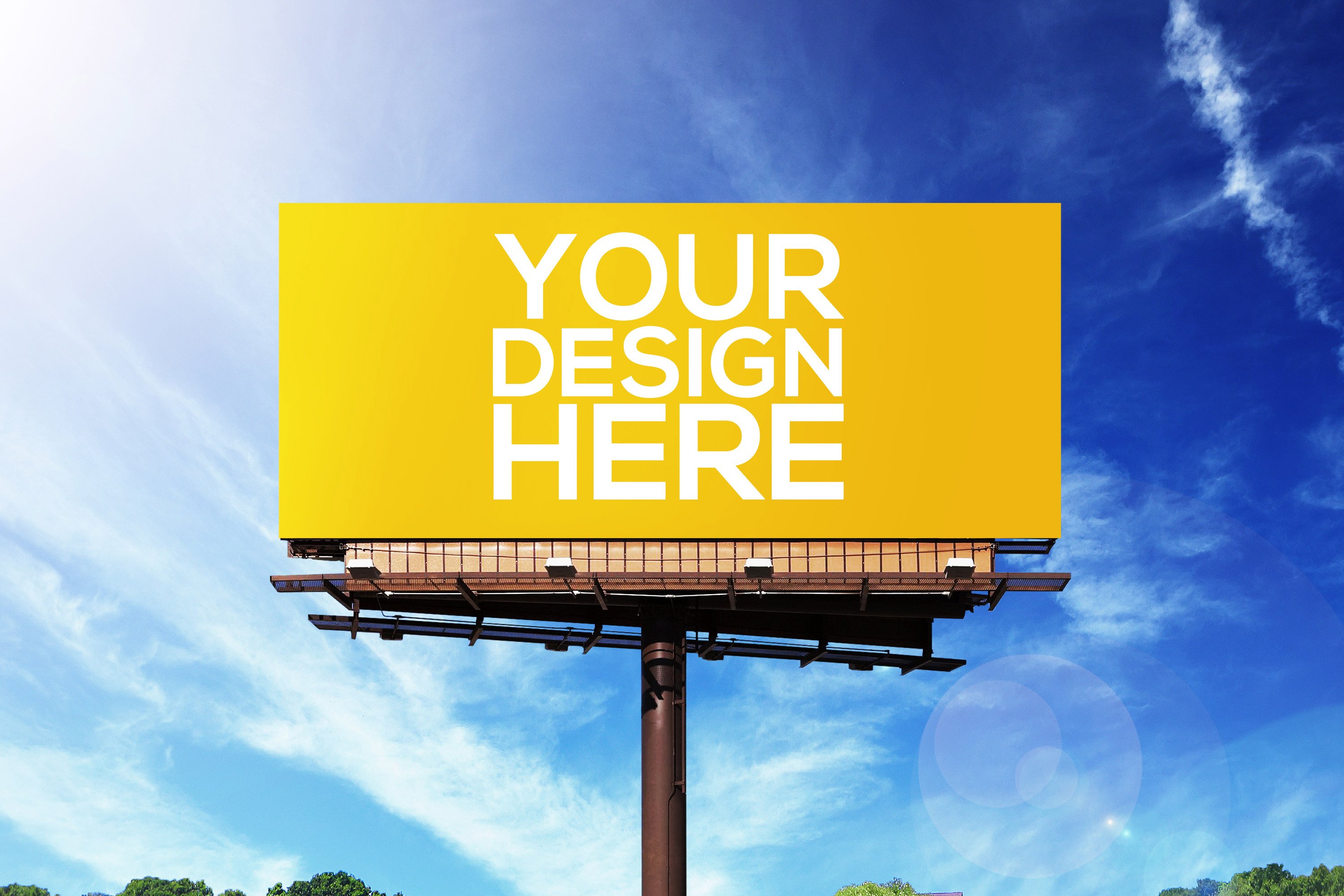 Realistic Billboard Mockup cover image.