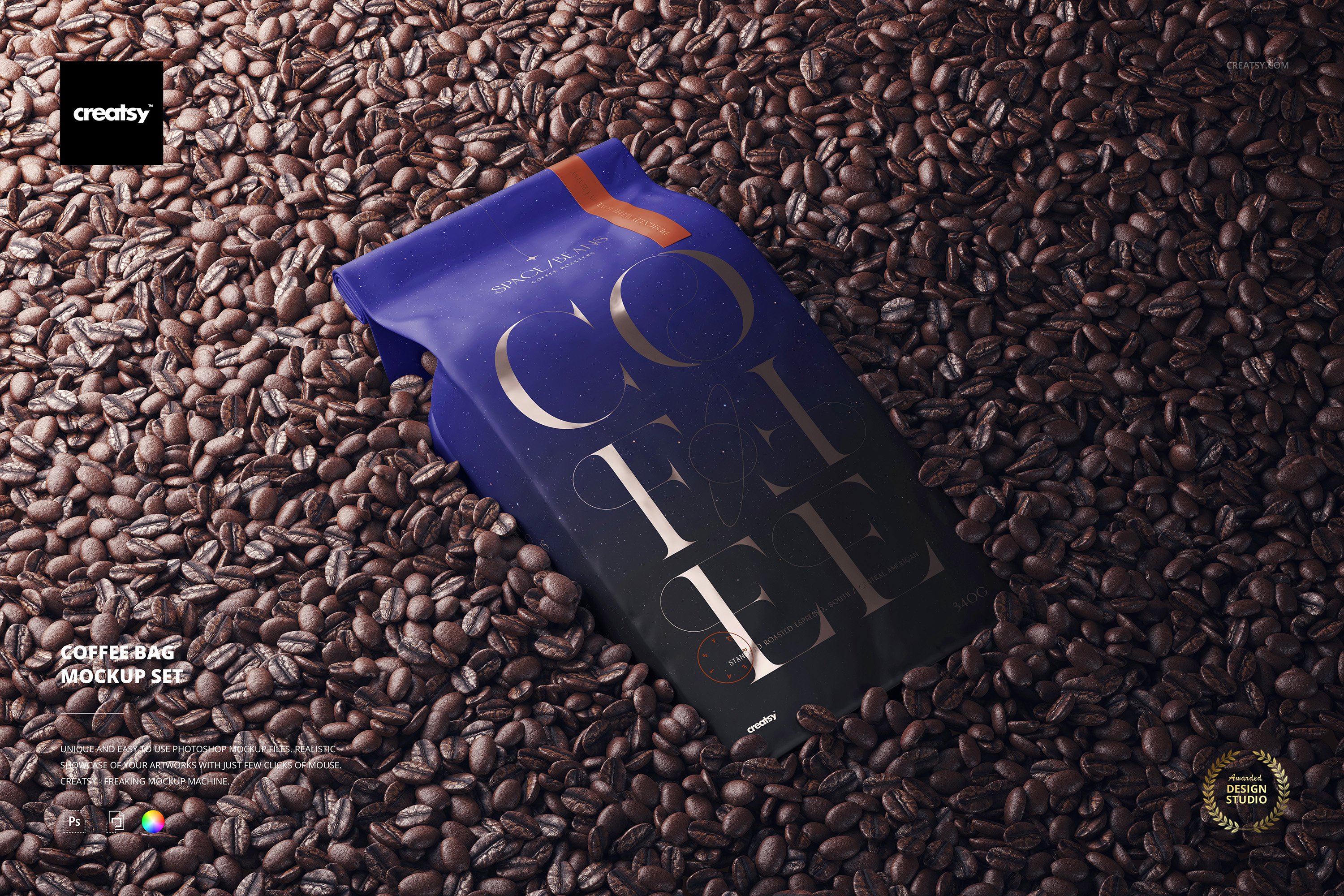 Coffee Bag Mockup Set cover image.