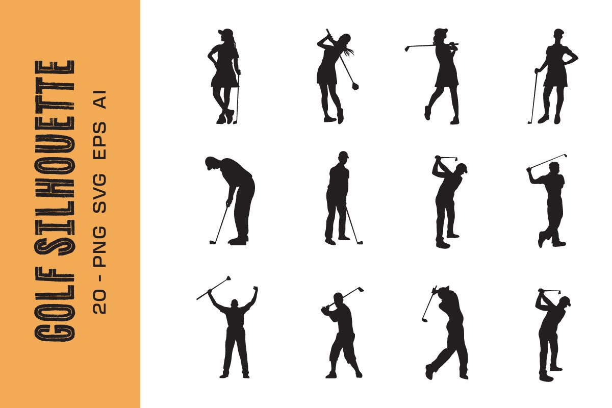 Golf silhouette cover image.