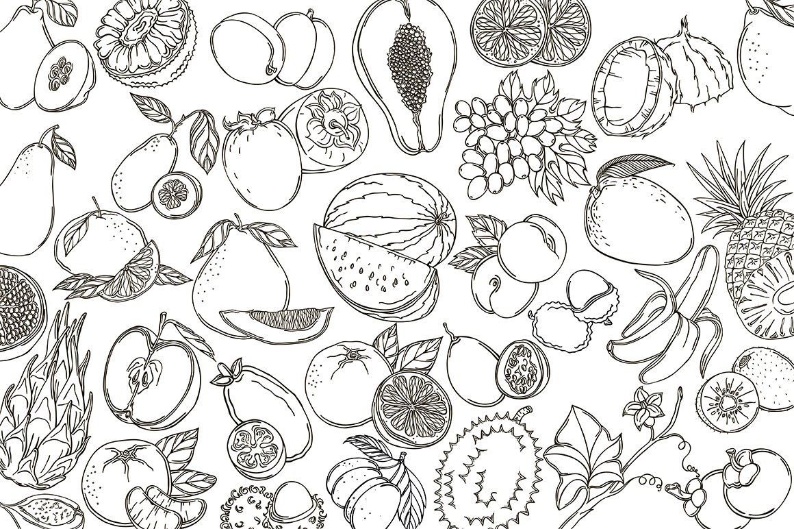 Vector fruit preview image.