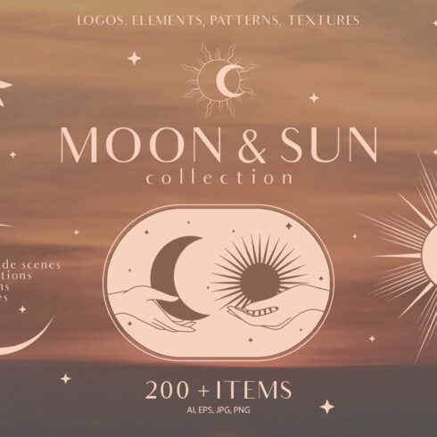 Moon and sun collection cover image.