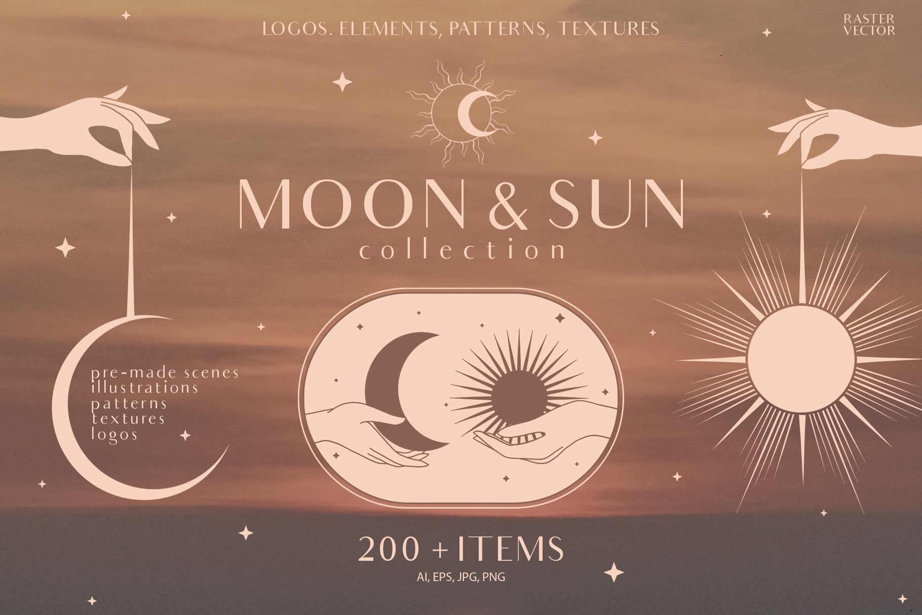 Moon and sun collection cover image.