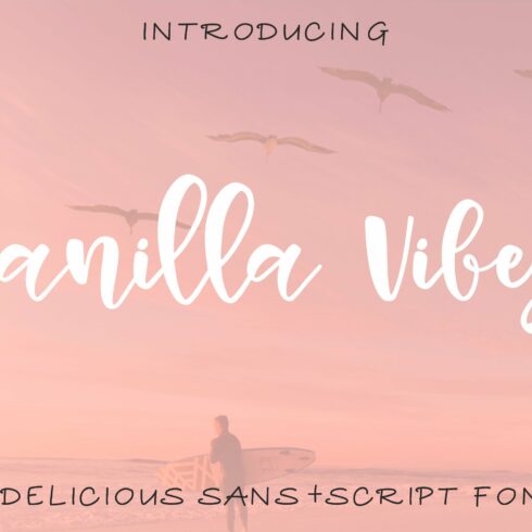 Vanilla Vibes Font Duo cover image.