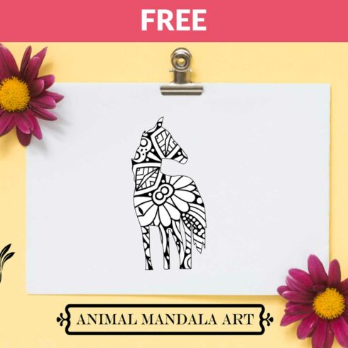 Animal Mandala Boho Style SVG cover image.