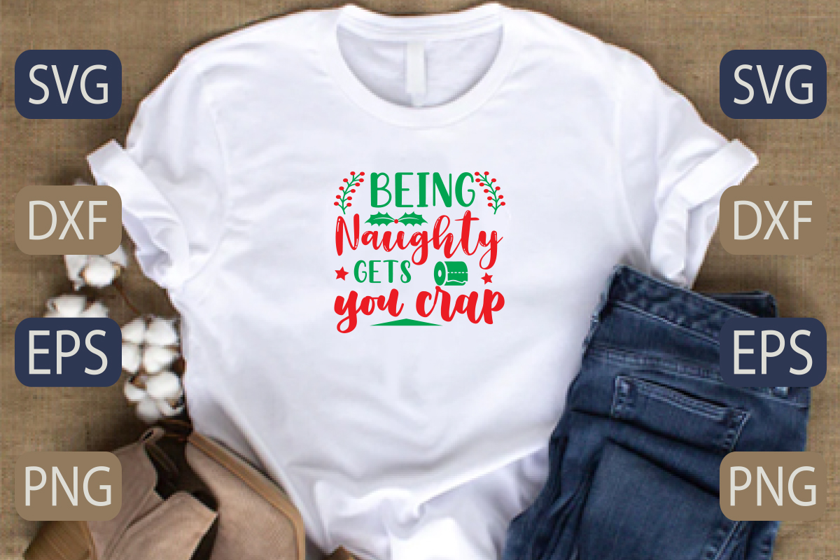 White t - shirt with the words being a mommy gets so you crap on.