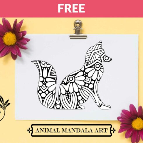 Animal Mandala Boho Style SVG cover image.