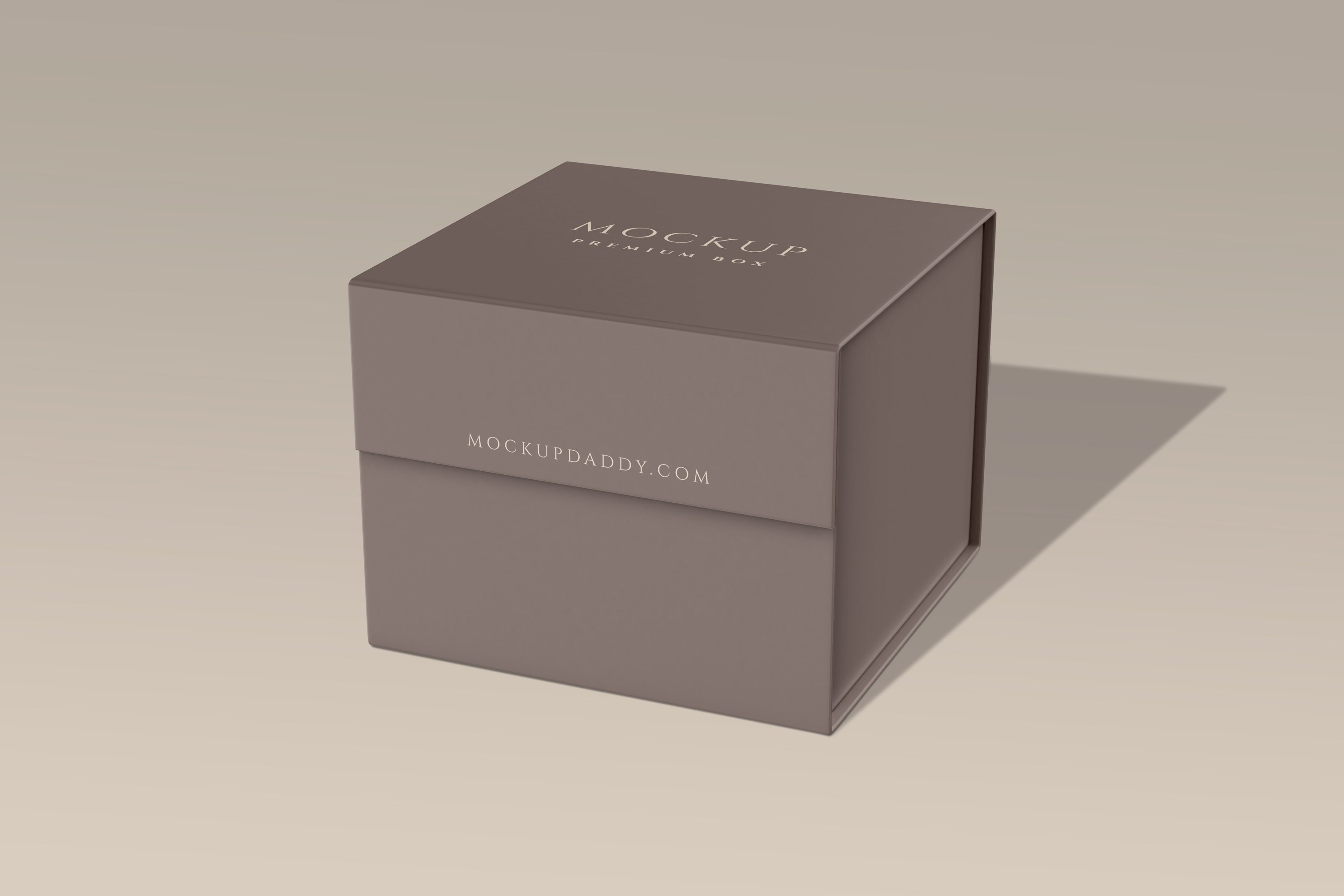 Small Square Premium Box Mockup cover image.