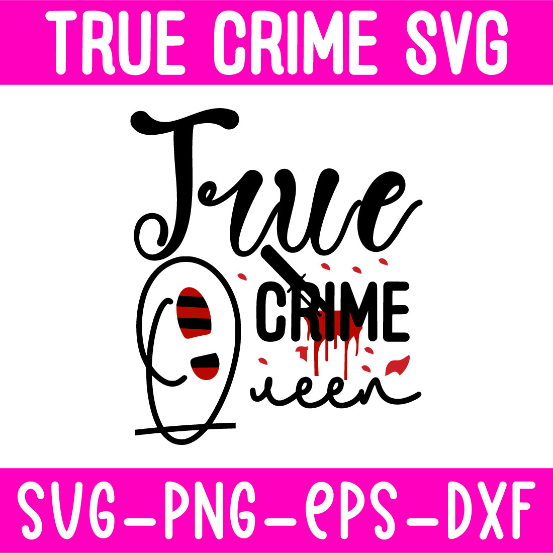 True-Crime Svg preview image.