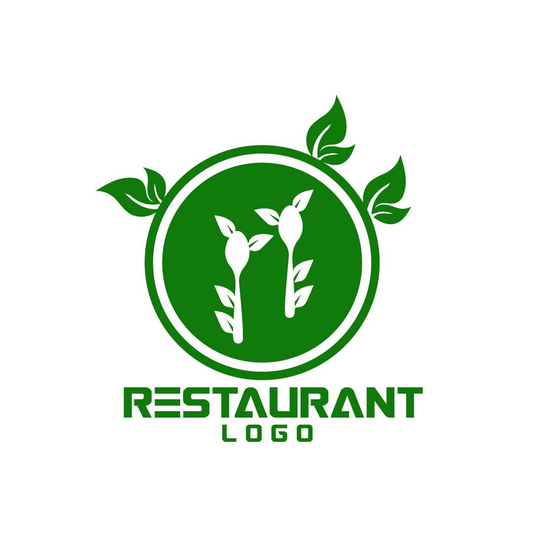 Free Restaurant Logo preview image.