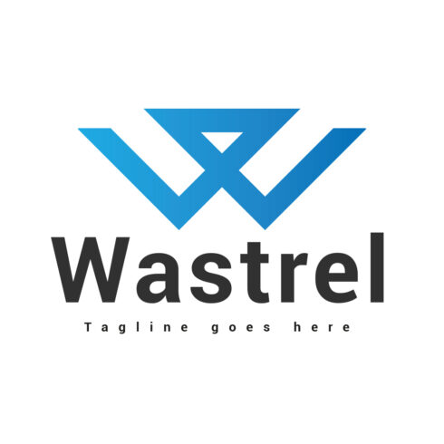 Wastren ( Letter W ) logo design cover image.