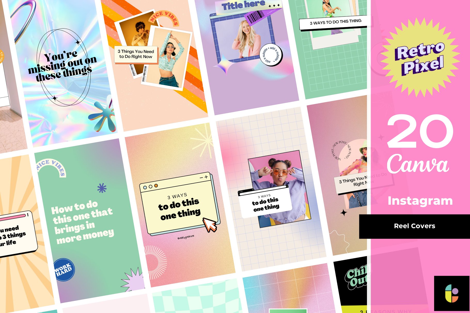 20 Instagram Reel Templates | Canva cover image.