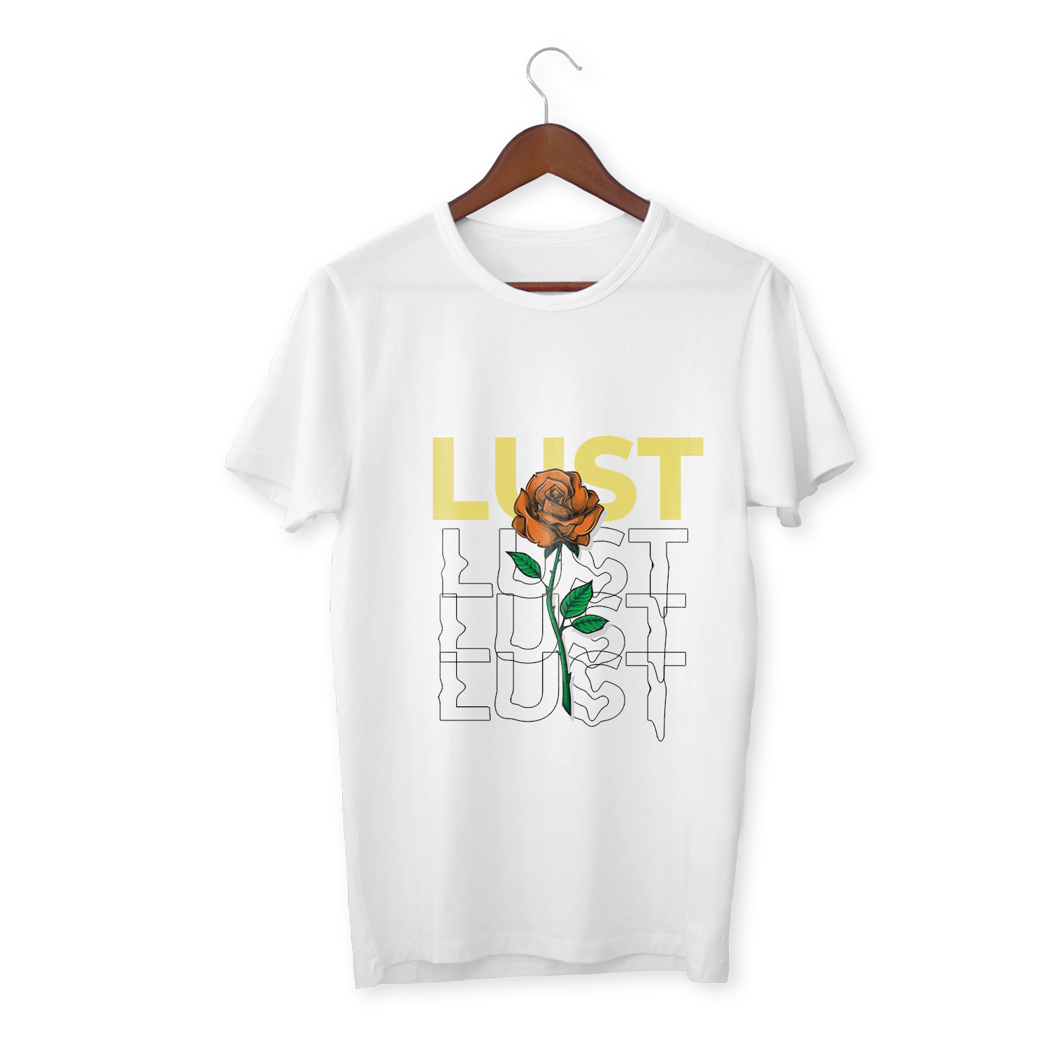 LUST T-Shirt Design cover image.