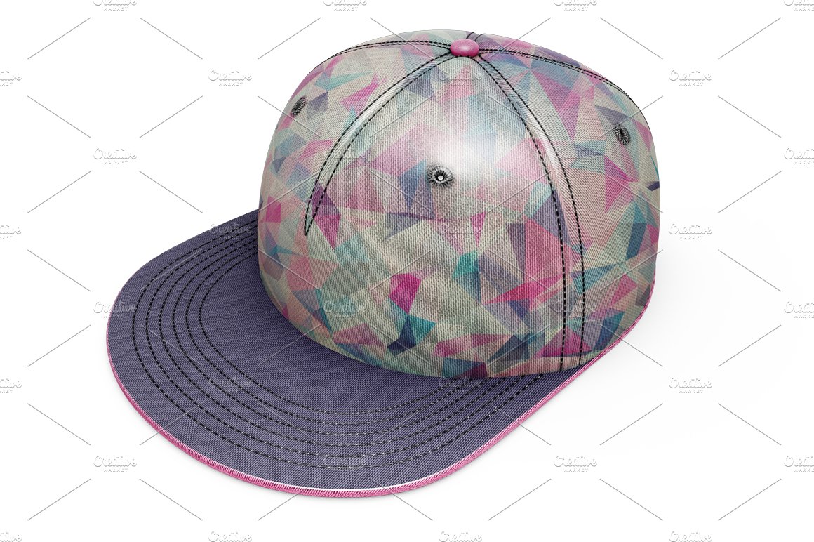 Snapback Cap Mockup preview image.