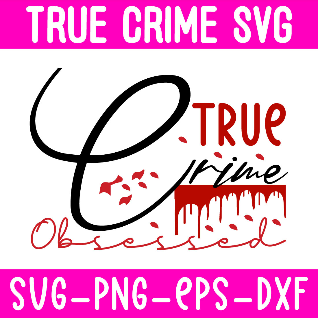 True-Crime Svg cover image.