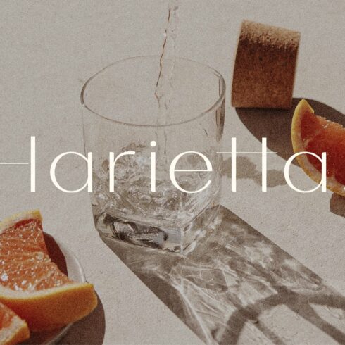 Harietta - Semi-geometric Clean Sans cover image.