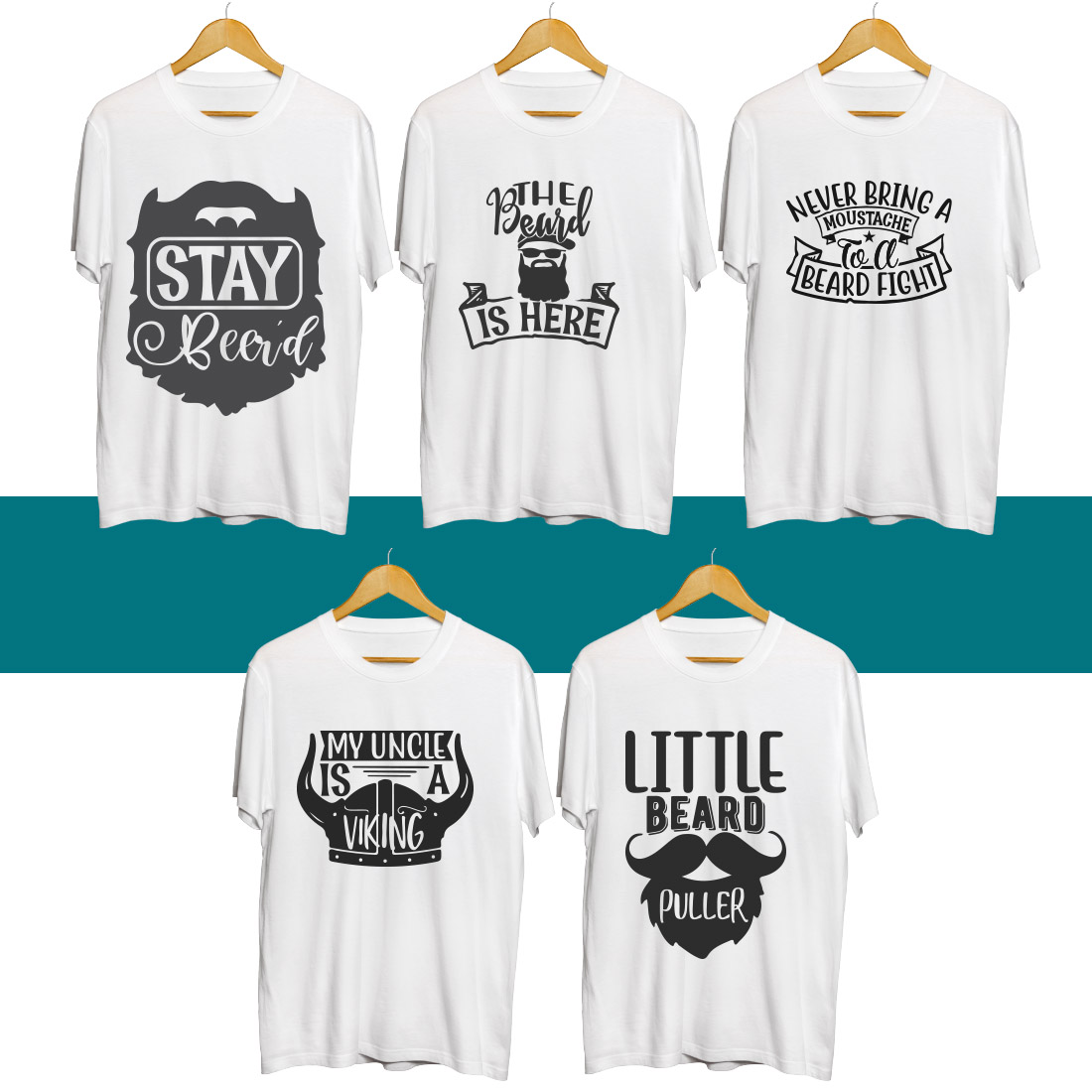 Four t - shirts that say stay weird.