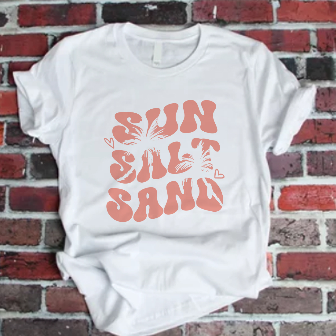 Sun Salt Sand, Summer SVG Design preview image.