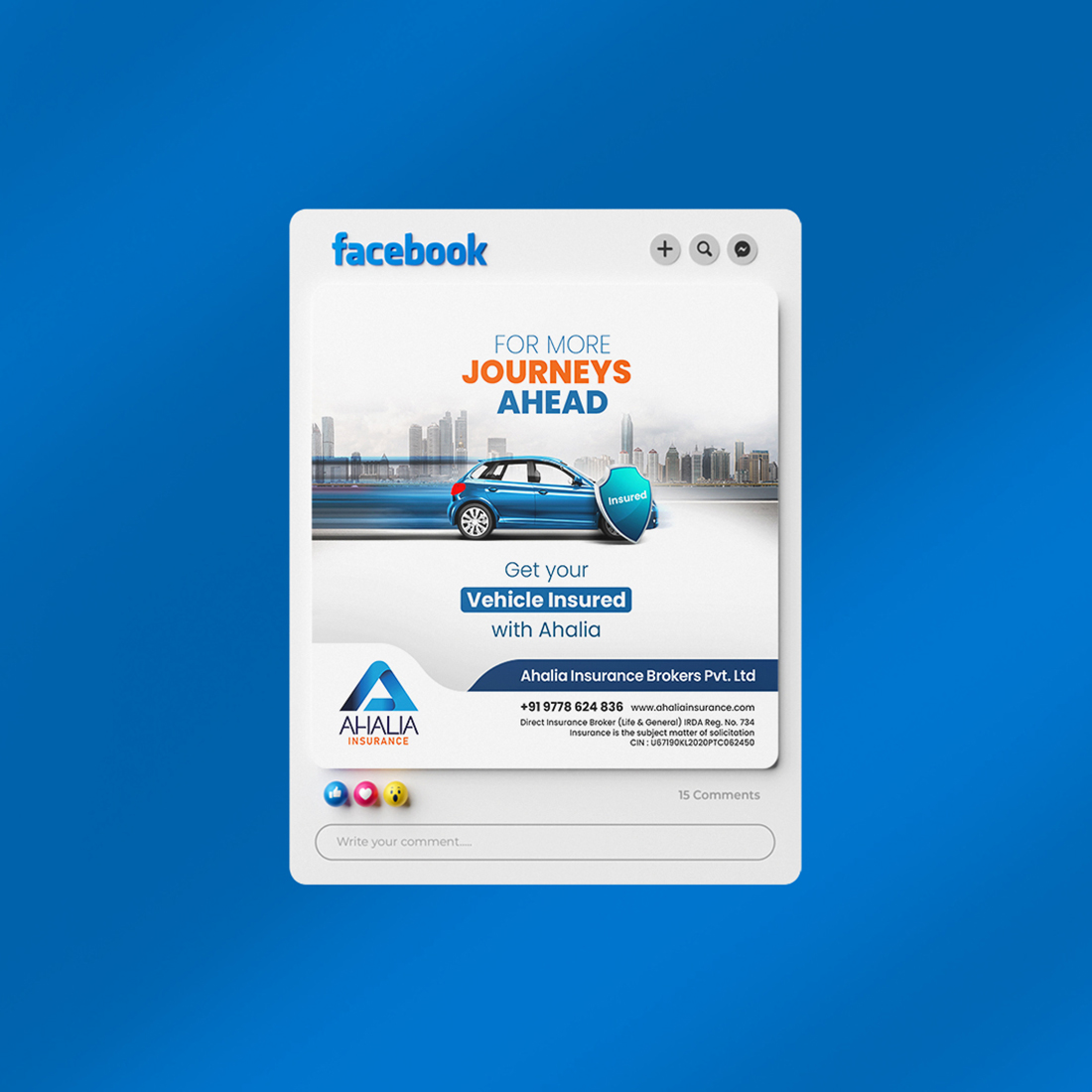 Social Media Creatives for Insurance Company | Social Media Posters Bundle preview image.