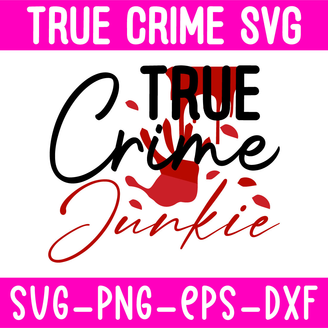 True-Crime Svg preview image.