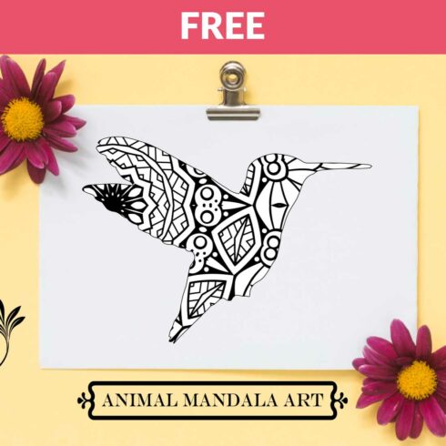 Animal Mandala Boho Style SVG cover image.