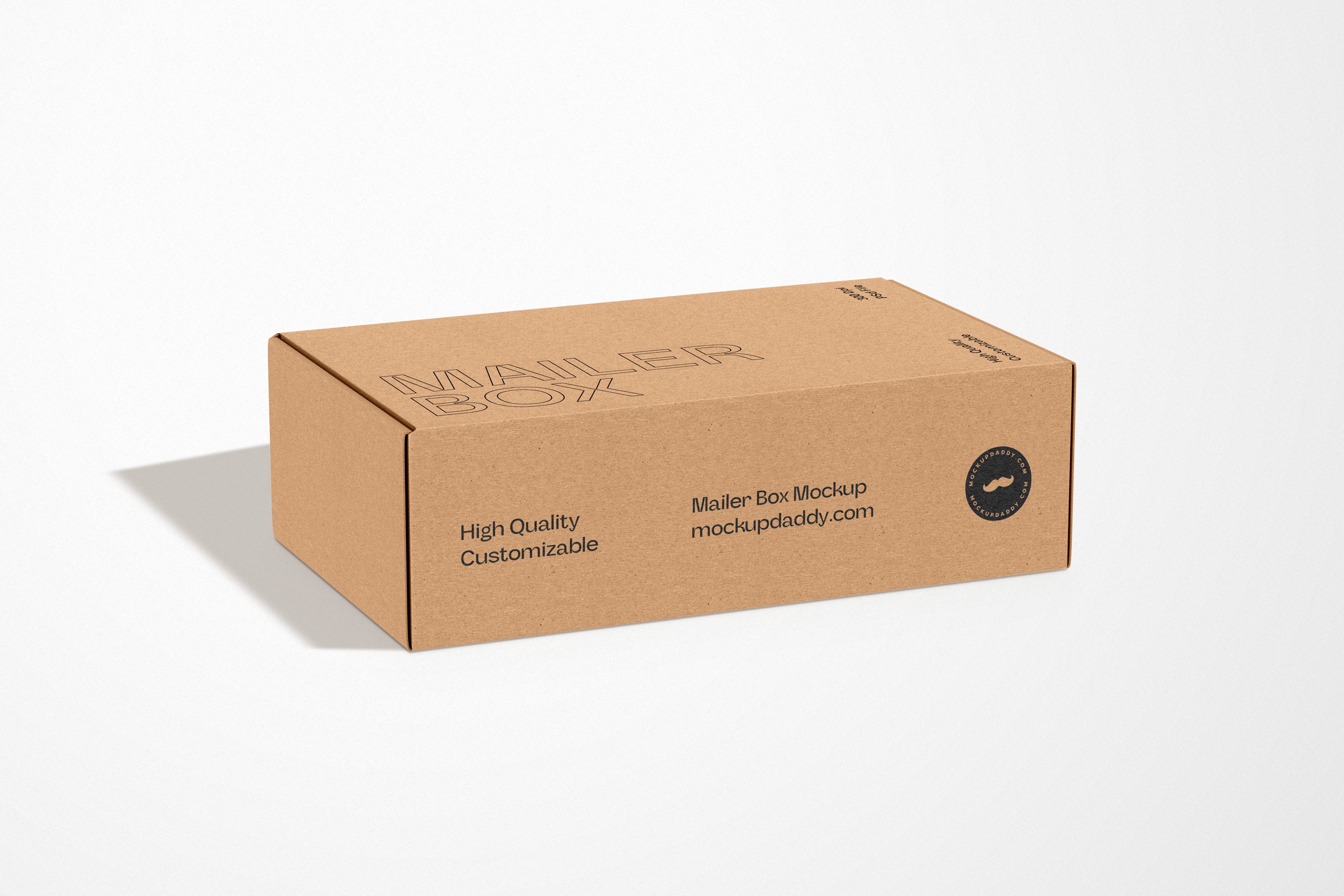 Mailer Box Mockup preview image.