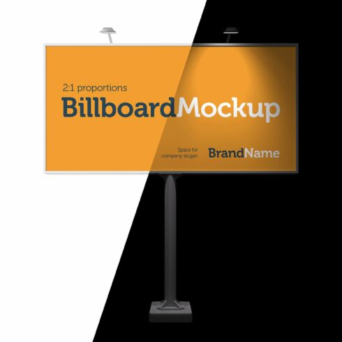 Billboard Mock-Ups. Day & night view cover image.
