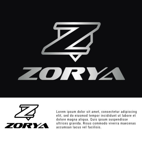 Letter Z ( Royal type ) geometrical logo design cover image.