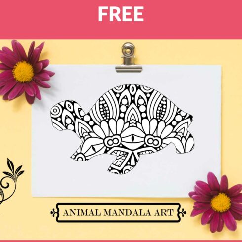 Animal Mandala Boho Style SVG cover image.