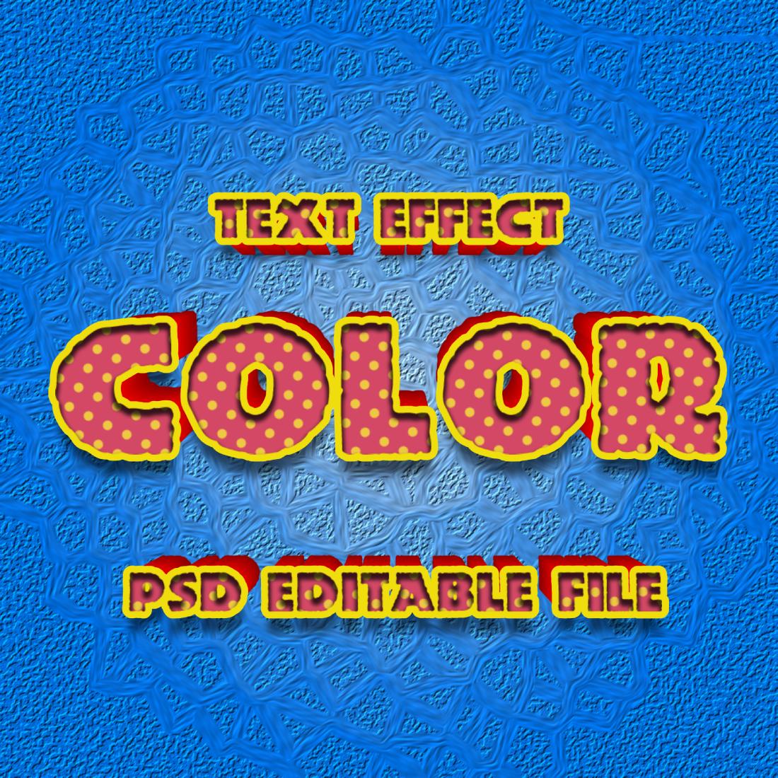 4k pink strawberry color text effect preview image.