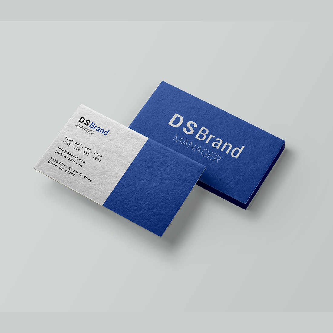 Simple business card design - MasterBundles